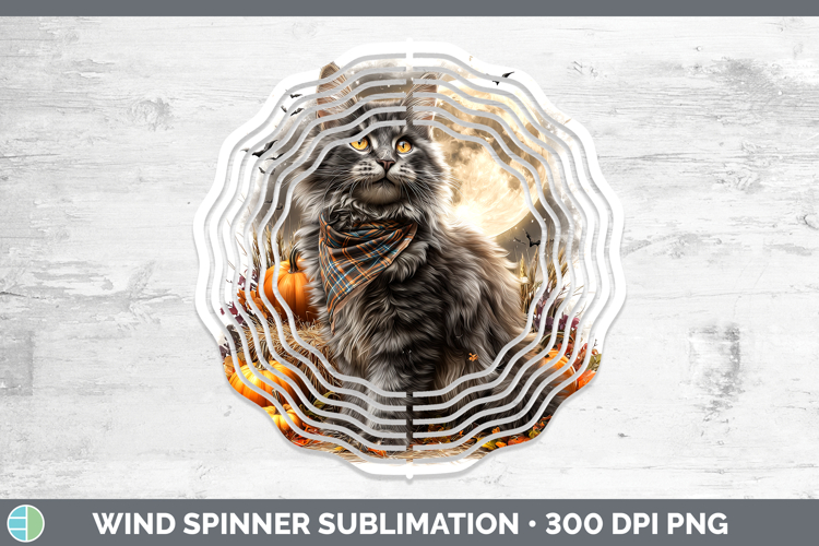 Norwegian Forest Cat Wind Spinner Cats Halloween Bandana Sub