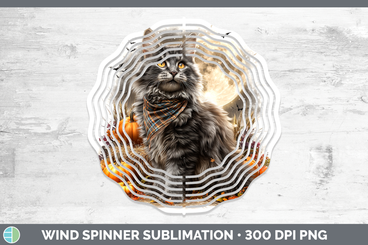 Norwegian Forest Cat Wind Spinner Cats Halloween Bandana Sub