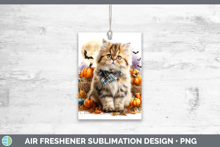 GorgeousCats Halloween Bandana Air Freshener design.