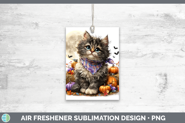Ragdoll Cat Air Freshener Cats Halloween Bandana Sublimation