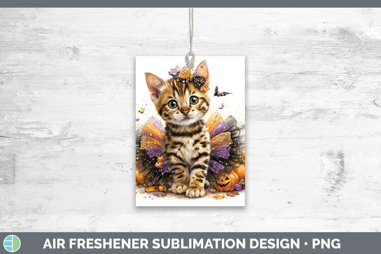 GorgeousCats Halloween Air Freshener design.