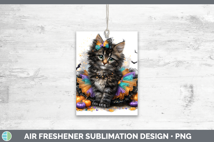 Cats Halloween Maine Coon Cat Air Freshener Sublimation Car