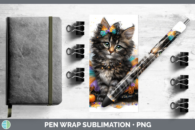 GorgeousCats Halloween Pen Wrap design.