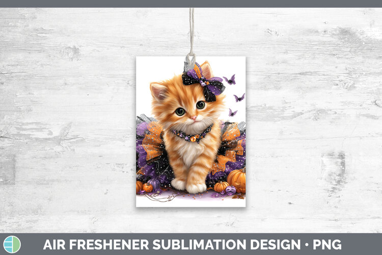 GorgeousCats Halloween Air Freshener design.
