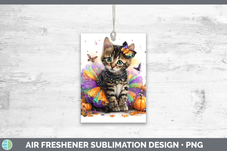 GorgeousCats Halloween Air Freshener design.