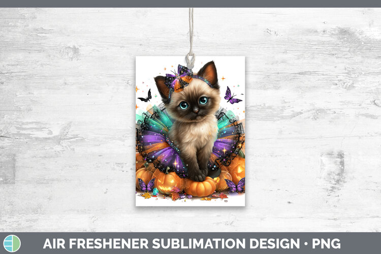 GorgeousCats Halloween Air Freshener design.
