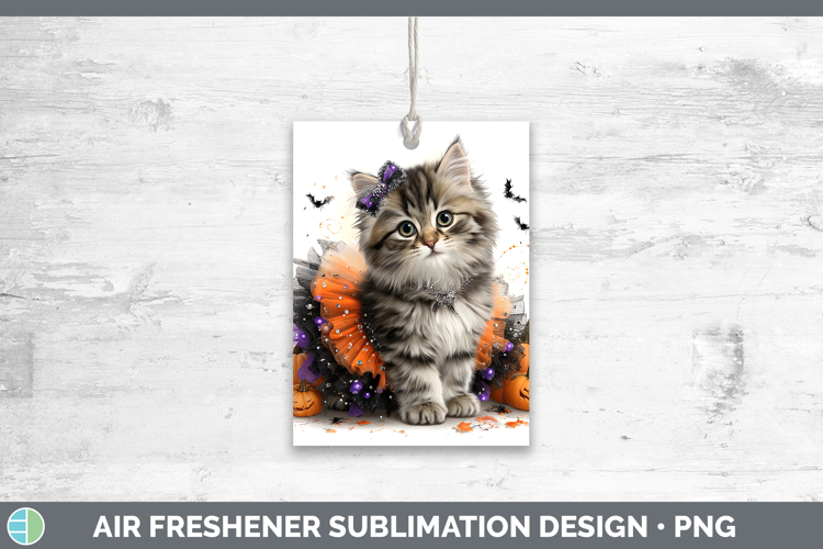 Cats Halloween Siberian Cat Air Freshener Sublimation Car Fr