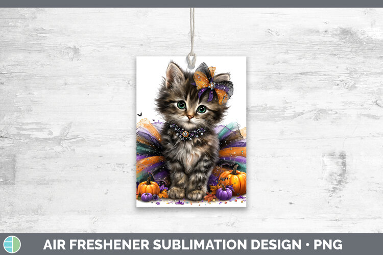 GorgeousCats Halloween Air Freshener design.