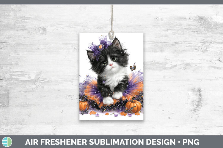 GorgeousCats Halloween Air Freshener design.