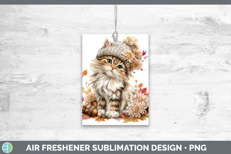 GorgeousCats Knit Hat Air Freshener design.