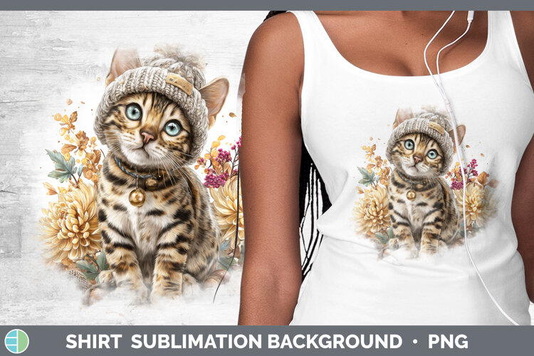 GorgeousCats Knit Hat Shirt design.
