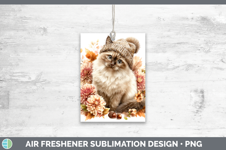 Birman Cat Air Freshener Cats Knit Hat Sublimation Car Fresh