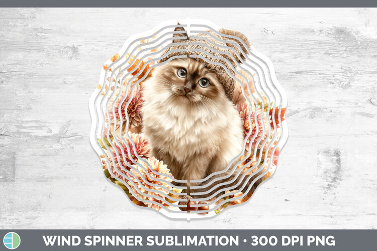 GorgeousCats Knit Hat Wind Spinner design.