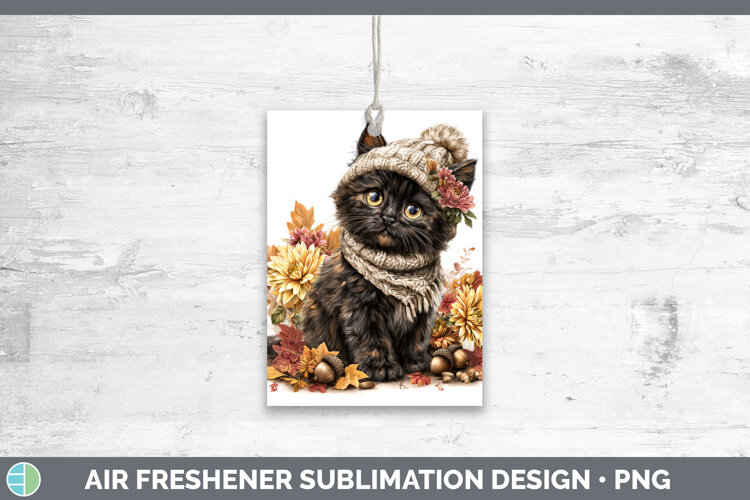 GorgeousCats Knit Hat Air Freshener design.