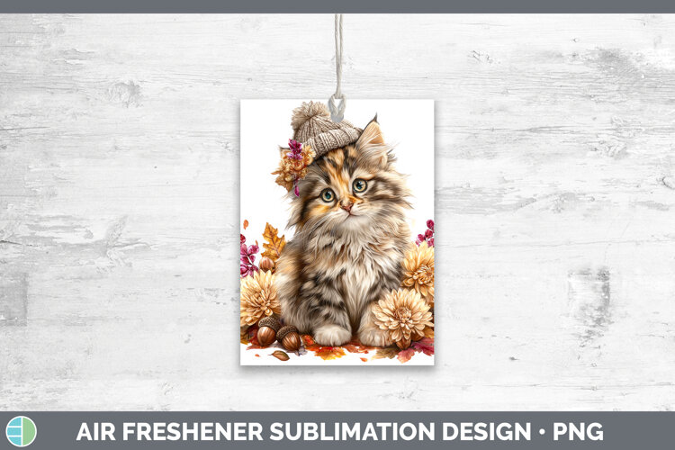 GorgeousCats Knit Hat Air Freshener design.