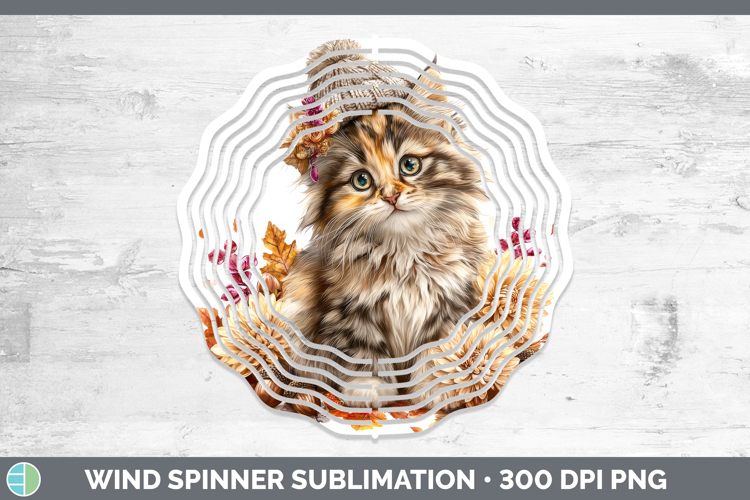 Calico Cat Wind Spinner Cats Knit Hat Sublimation Spinner De