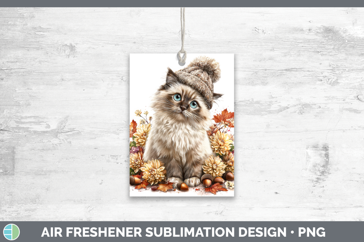 Himalayan Cat Air Freshener Cats Knit Hat Sublimation Car Fr