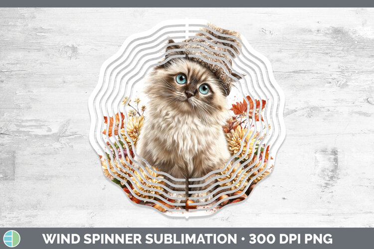 GorgeousCats Knit Hat Wind Spinner design.