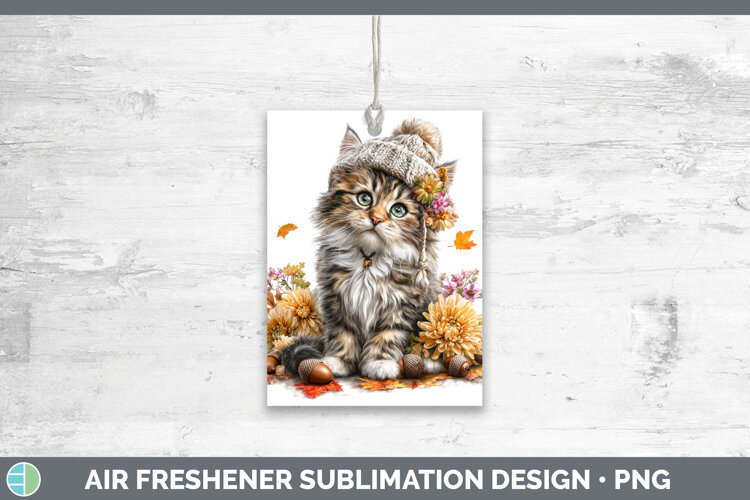 GorgeousCats Knit Hat Air Freshener design.