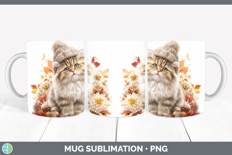 GorgeousCats Knit Hat Mug Wrap design.