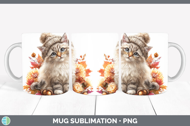 GorgeousCats Knit Hat Mug Wrap design.