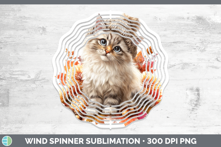 Ragdoll Cat Wind Spinner Cats Knit Hat Sublimation Spinner D