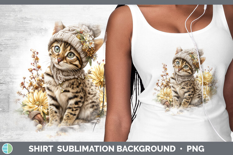 GorgeousCats Knit Hat Shirt design.