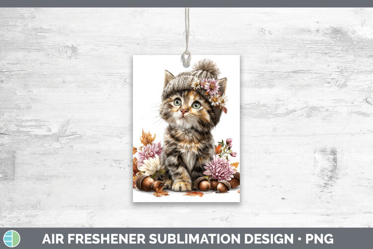 GorgeousCats Knit Hat Air Freshener design.