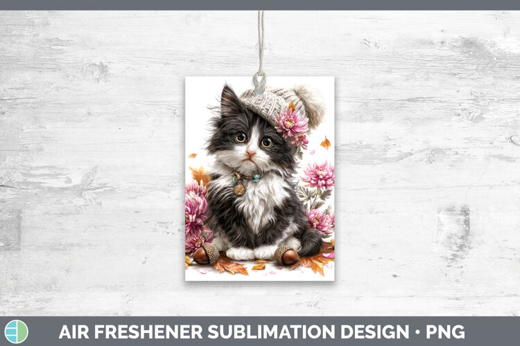 GorgeousCats Knit Hat Air Freshener design.