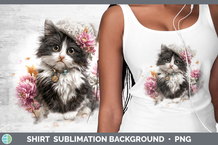 GorgeousCats Knit Hat Shirt design.
