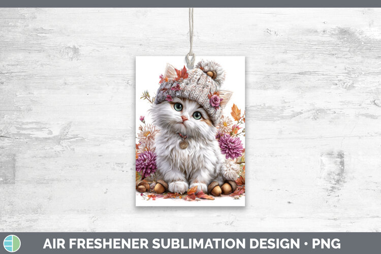 GorgeousCats Knit Hat Air Freshener design.