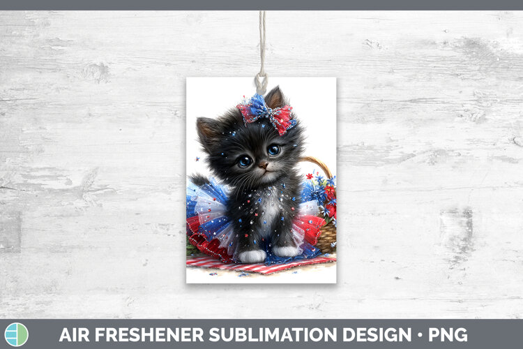 GorgeousCats Patriotic Air Freshener design.
