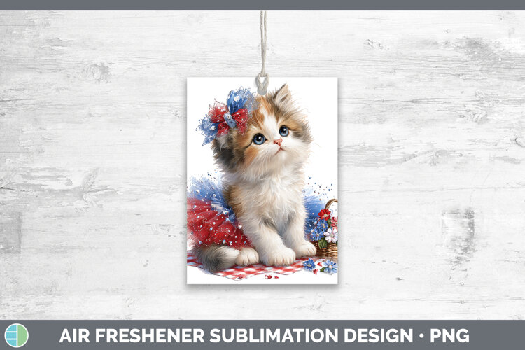GorgeousCats Patriotic Air Freshener design.
