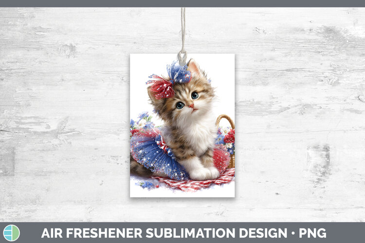 GorgeousCats Patriotic Air Freshener design.