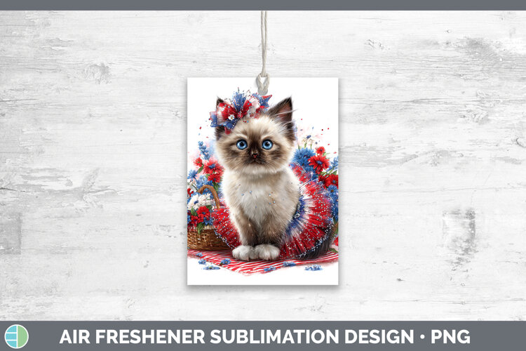 GorgeousCats Patriotic Air Freshener design.