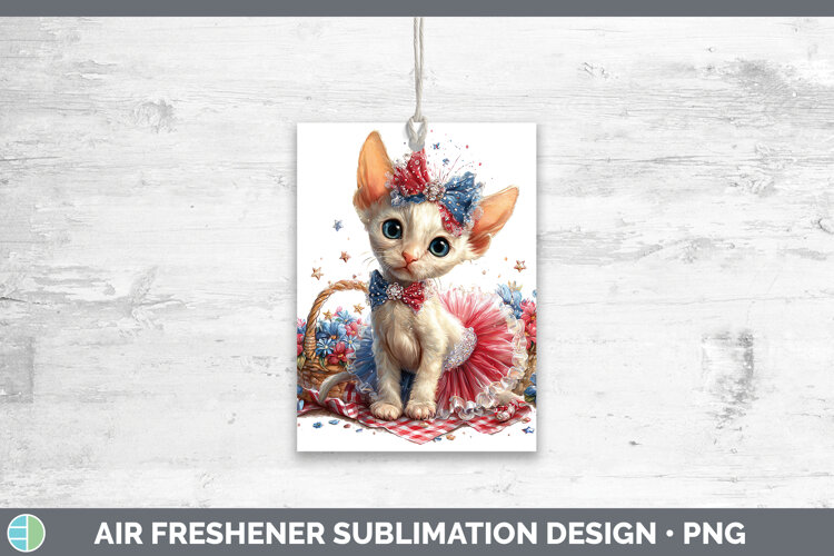 GorgeousCats Patriotic Air Freshener design.