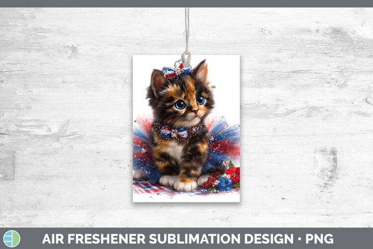 GorgeousCats Patriotic Air Freshener design.