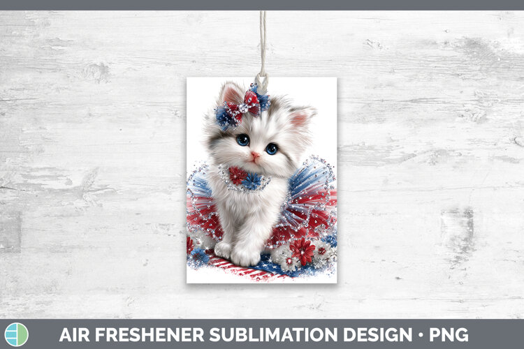 GorgeousCats Patriotic Air Freshener design.