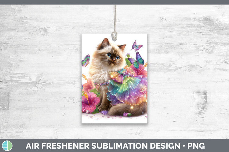 GorgeousCats Rainbow Summer Air Freshener design.