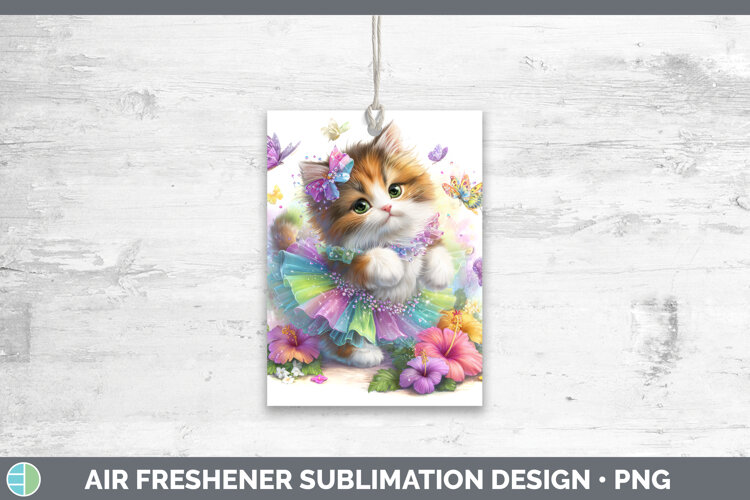 GorgeousCats Rainbow Summer Air Freshener design.