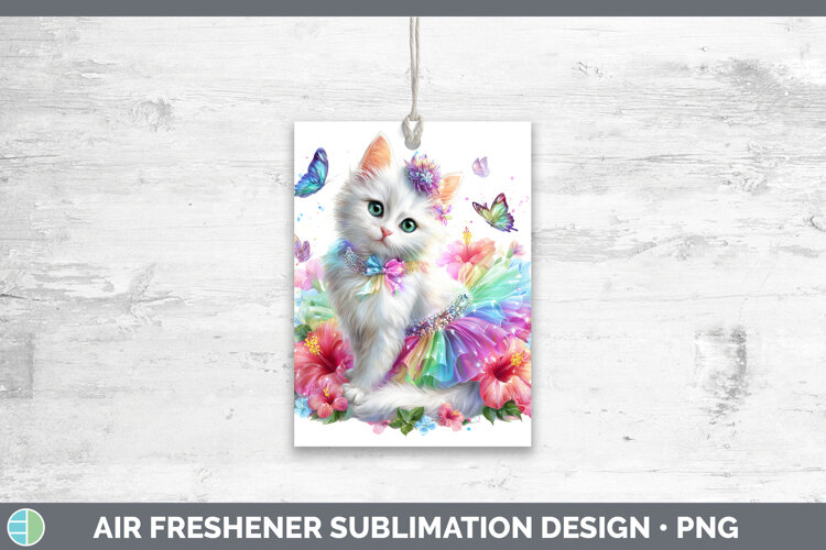 GorgeousCats Rainbow Summer Air Freshener design.