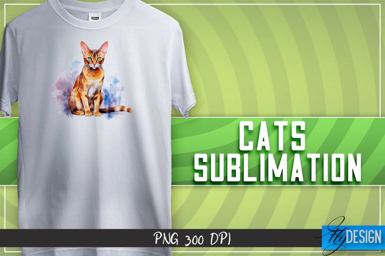 Cats Sublimation Design |Funny Cat Sublimation Design