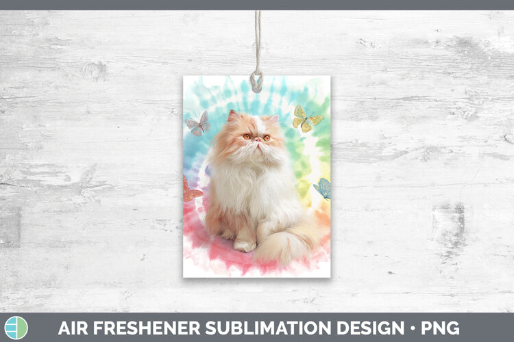 GorgeousCats Tie Dye Air Freshener design.