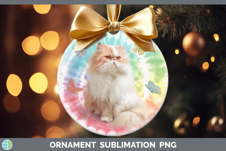 GorgeousCats Tie Dye Ornament design.