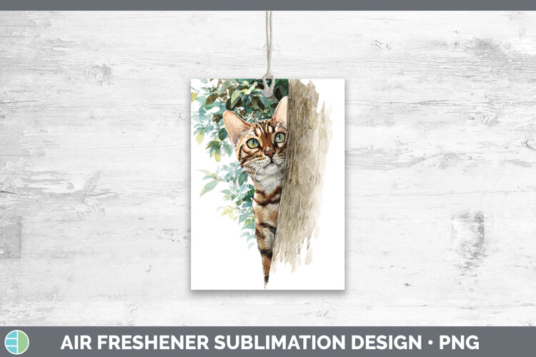 GorgeousCats Tree Peek Air Freshener design.