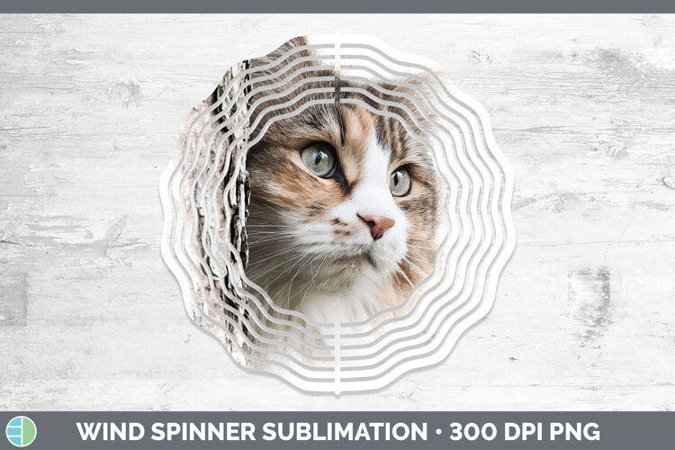 GorgeousCats Tree Peek Wind Spinner design.