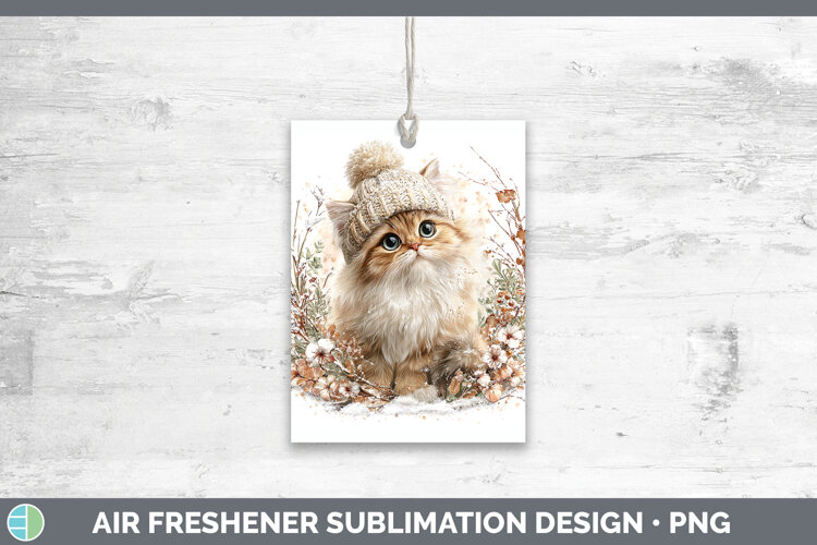 GorgeousCats Winter Knit Hat Air Freshener design.