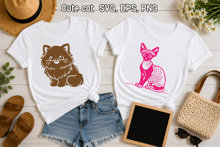 Peeking Cat Svg Image 13