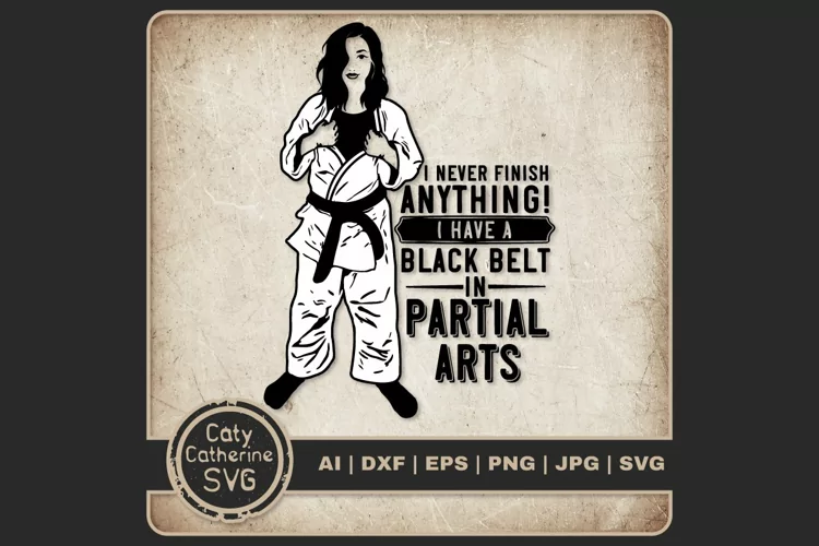 I Never Finish Anything I Have A Black Belt In Partial Arts