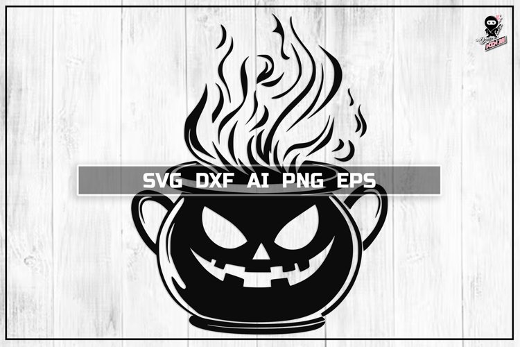 Witch Cauldron Clipart Image 3